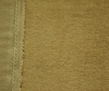 Baumwoll Plüsch erdbraun 140 cm breit, ca. 9 mm lang