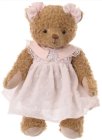 Teddy Mädchen Alice mit Kleid ca. 30 cm groß